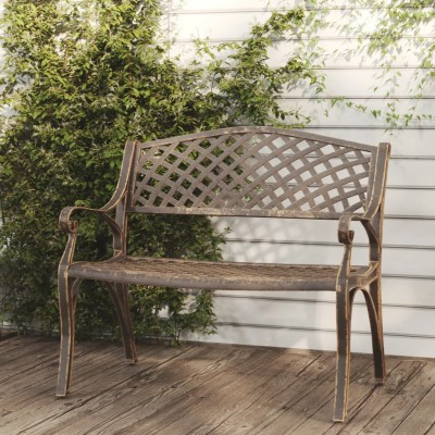 Garden bench, bronze color,...