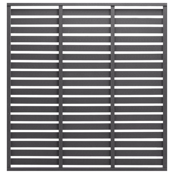Tvoros segmentas, pilkos spalvos, 180x180cm, WPC