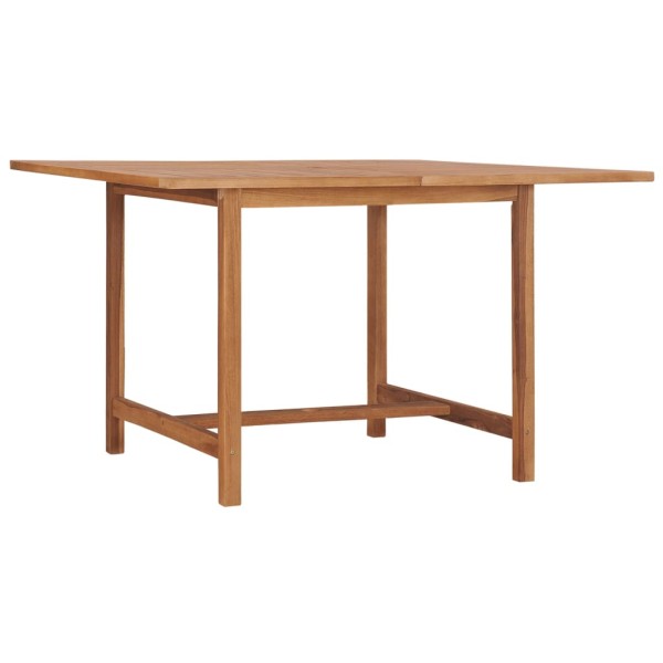 Garden dining table, 110x110x75cm, solid teak wood