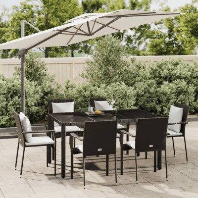 Garden set with cushions, 7...