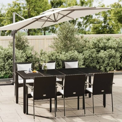 Garden set with cushions, 7...