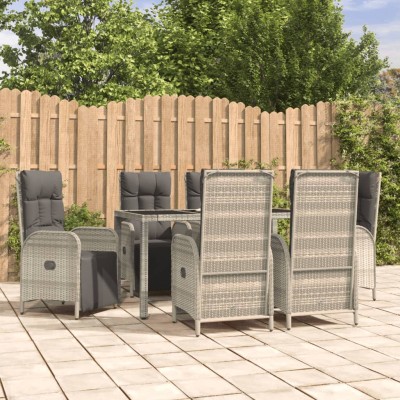 Garden set with cushions, 7...