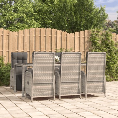 Garden set with cushions, 7...