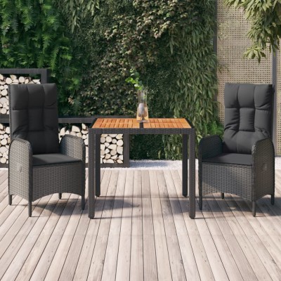 Garden set with cushions, 3...