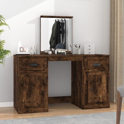 Vanity table with mirror,...