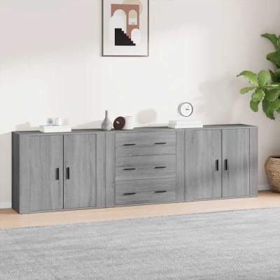 Side cabinets, 3 units,...