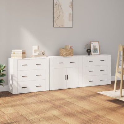 Side cabinets, 3 units,...