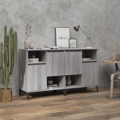 Side cabinets, 2 pcs., gray...