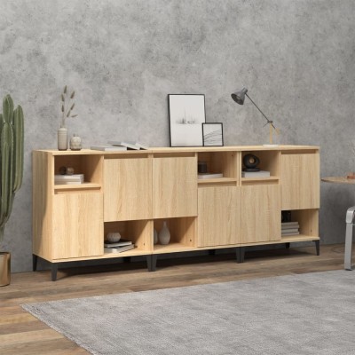 Side cabinets, 3 units,...