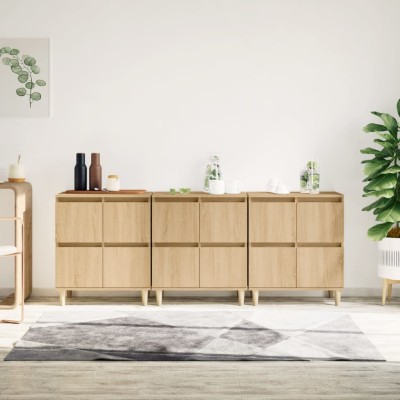 Side cabinets, 3 units,...