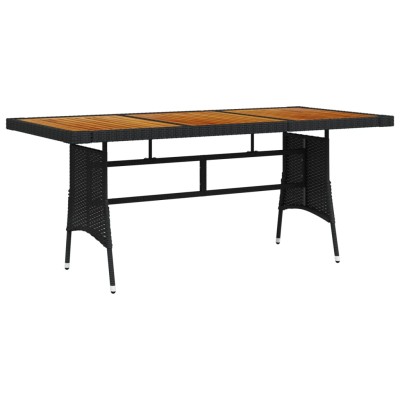 Garden table, black,...