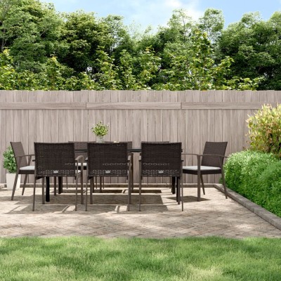 Garden set with cushions, 9...