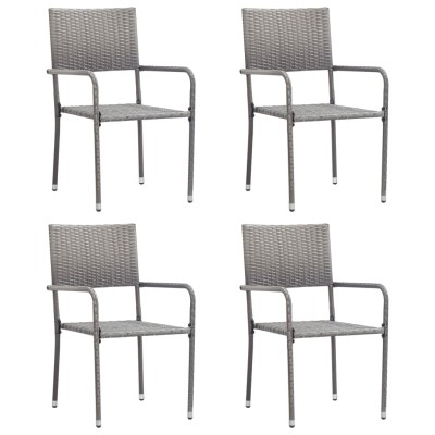 Garden dining chairs, 4...