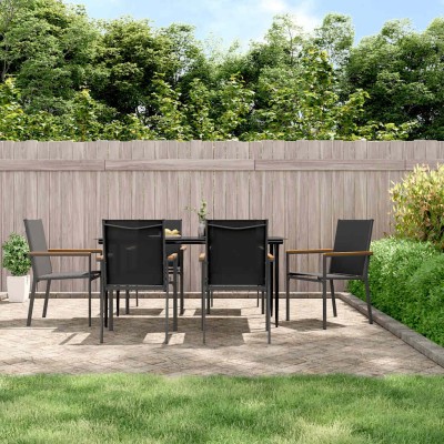 Garden dining set, 7...