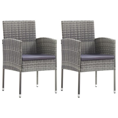 Garden chairs with gray...