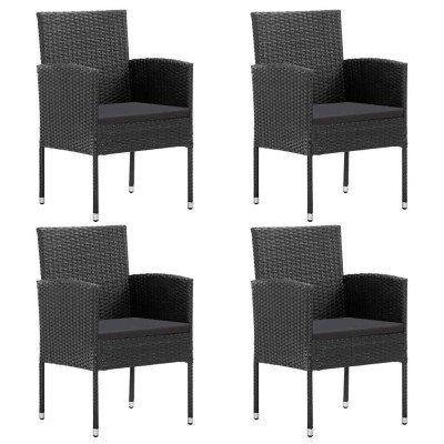 Garden chairs with black...