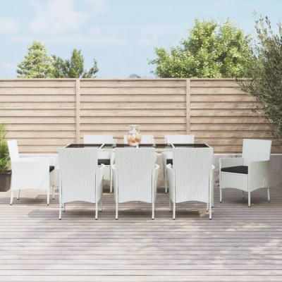 Garden set with cushions, 9...