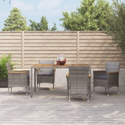 Garden set with cushions, 5...