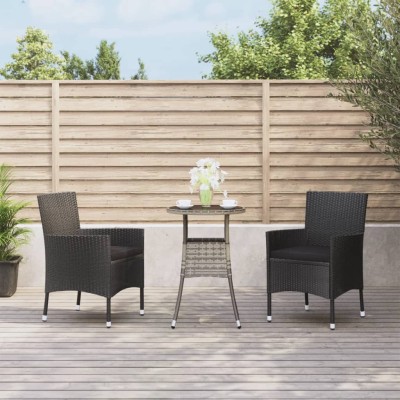 Bistro set with pillows, 3...