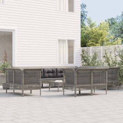 Garden set with cushions,...