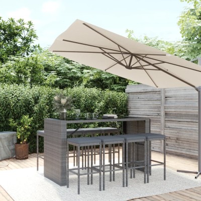Garden set with cushions, 9...