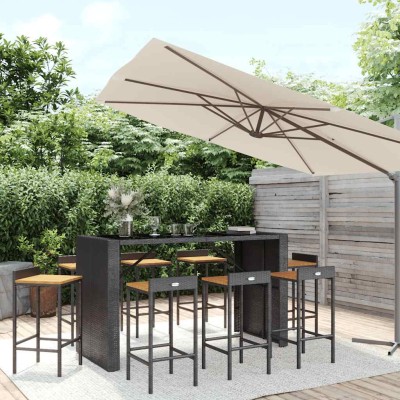 Garden bar set, 9 pieces,...