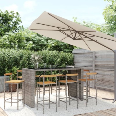 Garden bar set, 9 pieces,...
