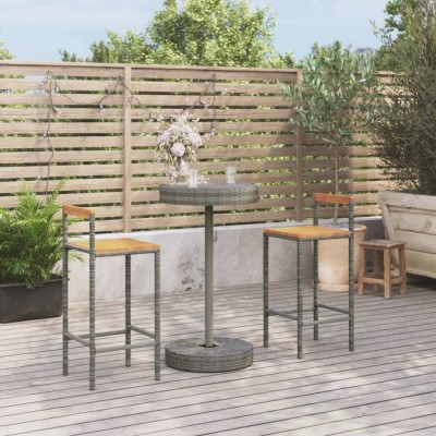 Garden bar set, 3-piece,...