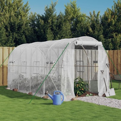Greenhouse with steel...