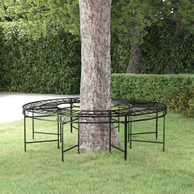 Round bench around the...