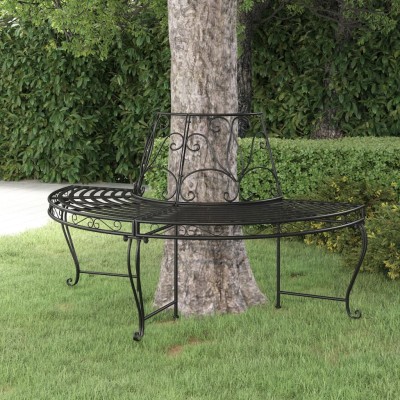 Semicircular bench around...