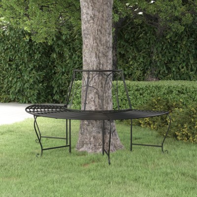 Semicircular bench around...