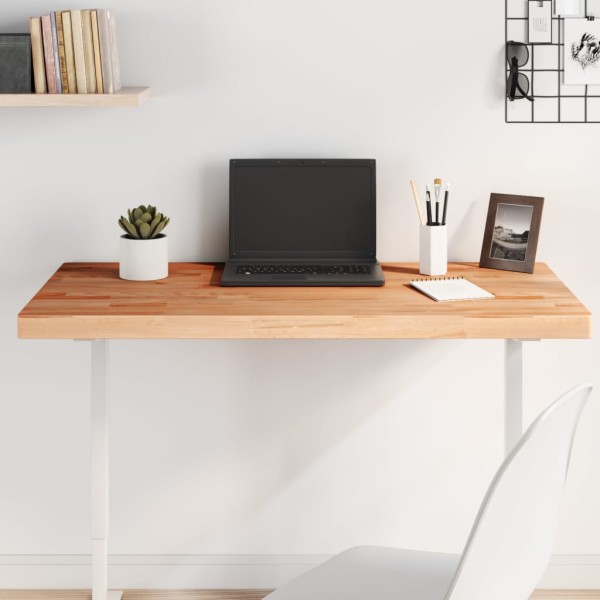Table top, 100x50x4 cm, solid beech, rectangular