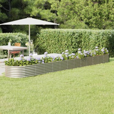 High garden bed, silver,...