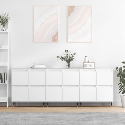Side cabinets, 3 units,...