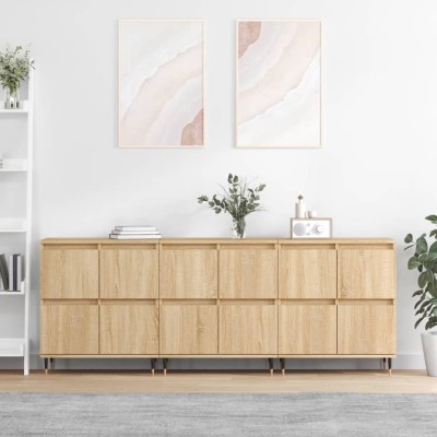 Side cabinets, 3 units,...