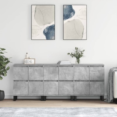 Side cabinets, 3 units,...