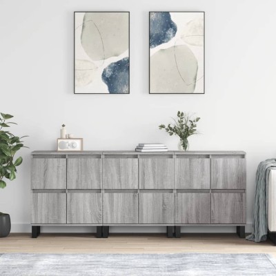 Side cabinets, 3 units,...