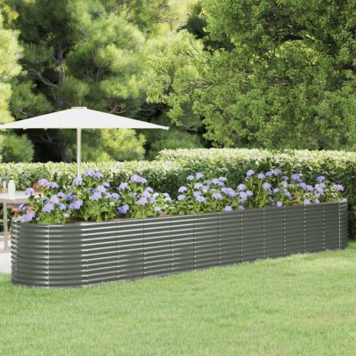 High garden bed, gray,...