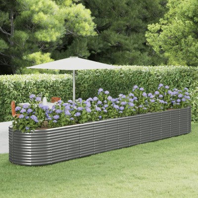 High garden bed, gray,...