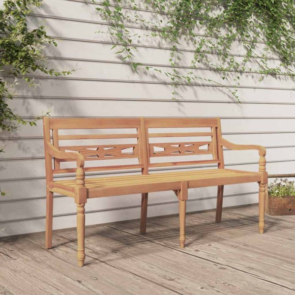 Batavia bench, 150 cm, solid teak wood