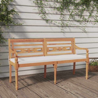 Batavia bench with cushion,...