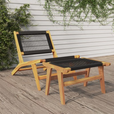 Garden chair with footrest,...