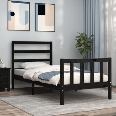 Bed frame with headboard,...