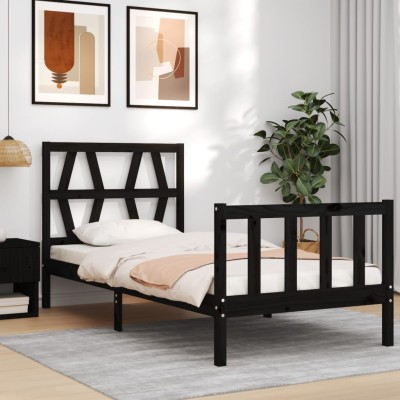 Bed frame with headboard,...