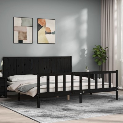 Bed frame with headboard,...