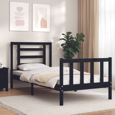 Bed frame with headboard,...