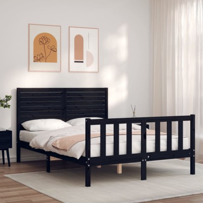 Bed frame with headboard,...