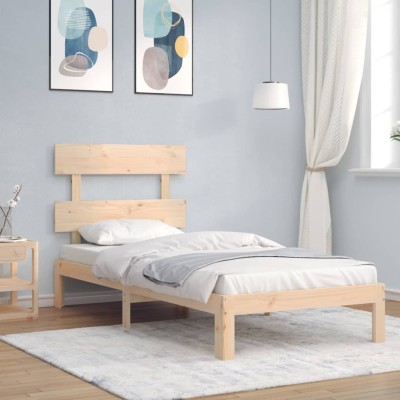 Bed frame with headboard,...