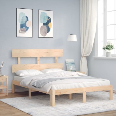 Bed frame without mattress,...